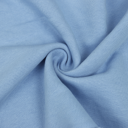 Ткань Футер 3-х нитка, Петля, цвет Светло-Голубой (на отрез)  в Мурине