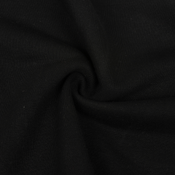 Ткань Футер 3-х нитка, Петля, цвет Черный (на отрез)  в Мурине