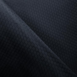 Ткань Оксфорд 300D PU Рип-Стоп СОТЫ, цвет Черный (на отрез)  в Мурине