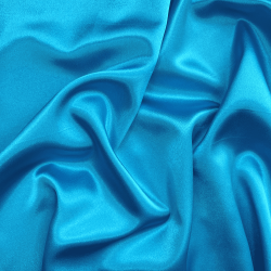 *Ткань Атлас-сатин, цвет Голубой (на отрез)  в Мурине