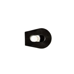 Зажим для шнура 4 мм KL  Чёрный + Белый (поштучно)  в Мурине