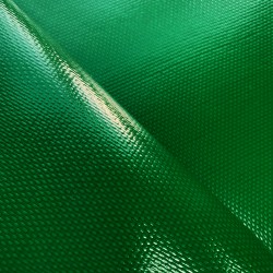 Ткань ПВХ 600 гр/м2 плотная, Зелёный (Ширина 150см), на отрез  в Мурине