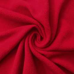 Флис Односторонний 130 гр/м2, цвет Красный (на отрез)  в Мурине