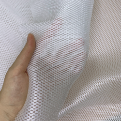 Сетка 3D трехслойная Air mesh 160 гр/м2, цвет Белый (на отрез)  в Мурине