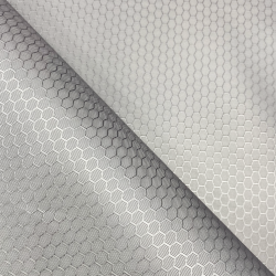 Ткань Оксфорд 300D PU Рип-Стоп СОТЫ, цвет Светло-Серый (на отрез)  в Мурине