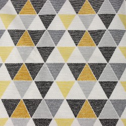 Интерьерная ткань Дак (DUCK), принт &quot;Малые Треугольники&quot; (на отрез)  в Мурине