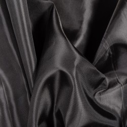 Ткань подкладочная Таффета 190Т, цвет Черный (на отрез)  в Мурине