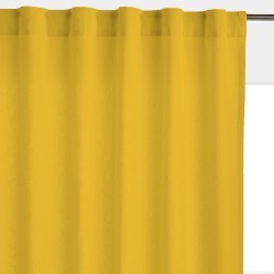 Штора уличная на Трубной ленте (В-220*Ш-145) Желтая, (ткань Оксфорд 600)  в Мурине