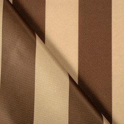 Ткань Оксфорд 300D PU, Бежево-Коричневая полоска (на отрез)  в Мурине