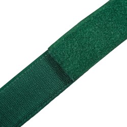 Контактная лента 40мм (38мм) цвет Зелёный (велькро-липучка, на отрез)  в Мурине