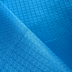 Ткань Оксфорд 300D PU Рип-Стоп СОТЫ, цвет Голубой (на отрез)  в Мурине