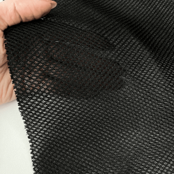 Сетка 3D трехслойная Air mesh 165 гр/м2, цвет Черный (на отрез)  в Мурине