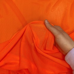 Трикотажная Сетка 75 г/м2, цвет Оранжевый (на отрез)  в Мурине